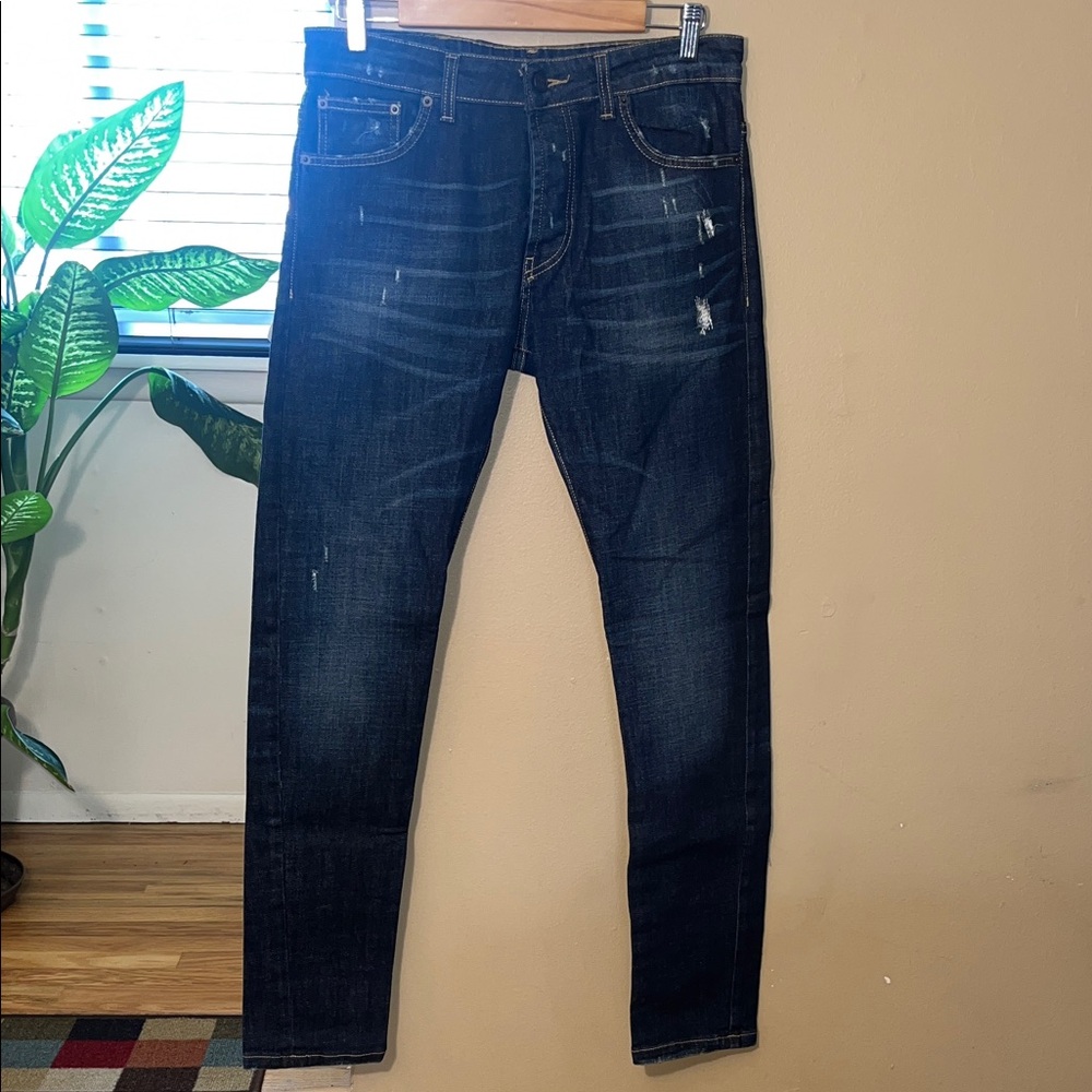 LEVEL VIBES LEVEL - Women’s Dark Blue Jeans
